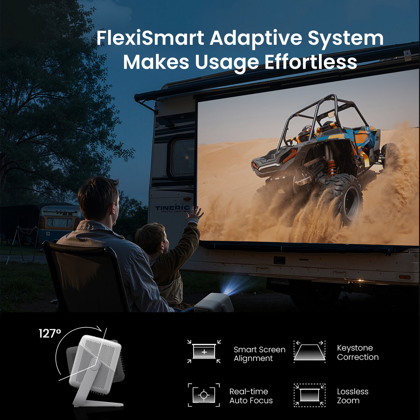 jmgo n1s 4k projector with adaptive system