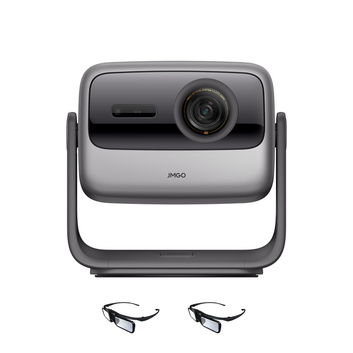 jmgo n1s ultimate 4k projector with two 3D Glasses