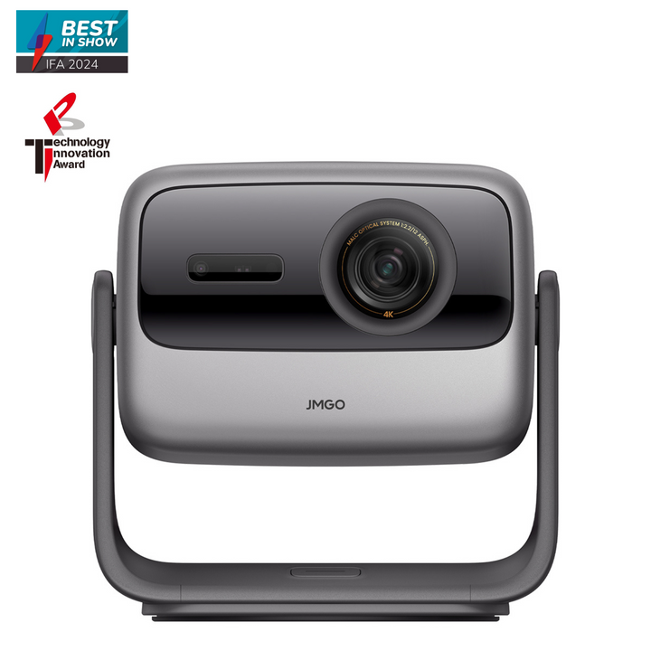 JMGO N1S Ultimate Projector Front with IFA 2024 and technology innovation awards