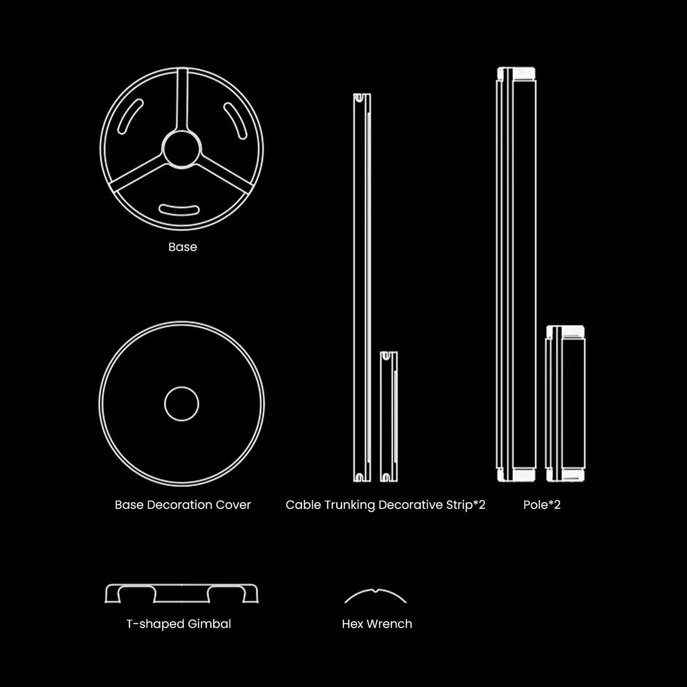 JMGO Ceiling Mount for Projector Bracket